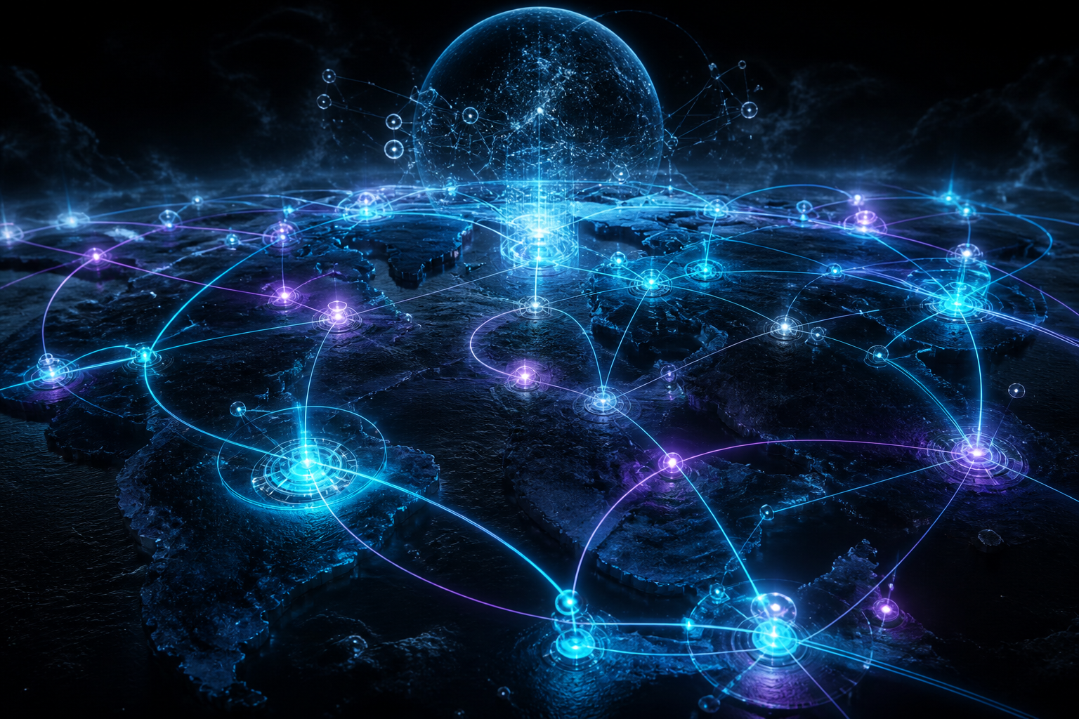 Decentralised Networks and the New Geography of Trust