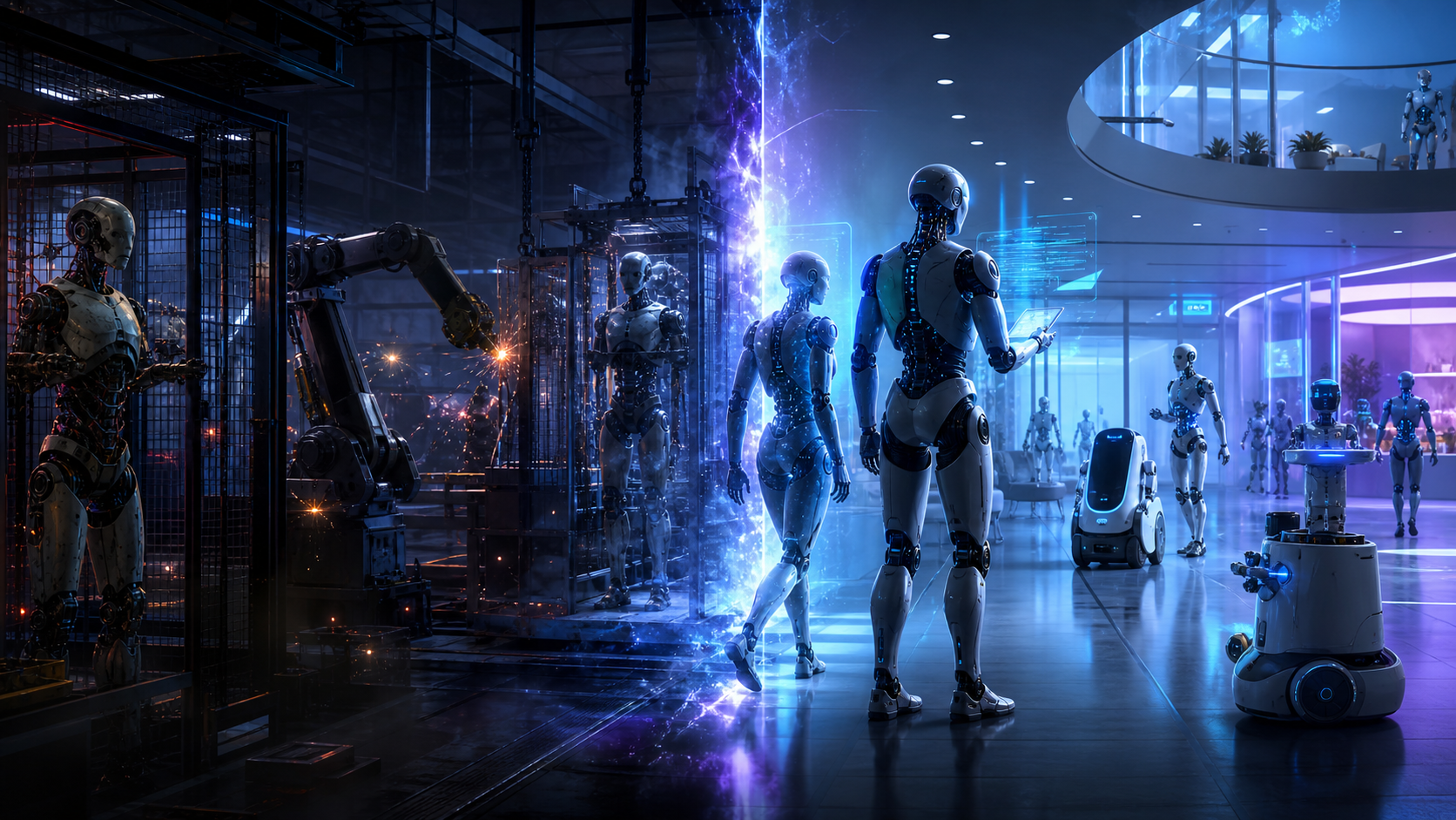 How robots moved from factory cages to human spaces